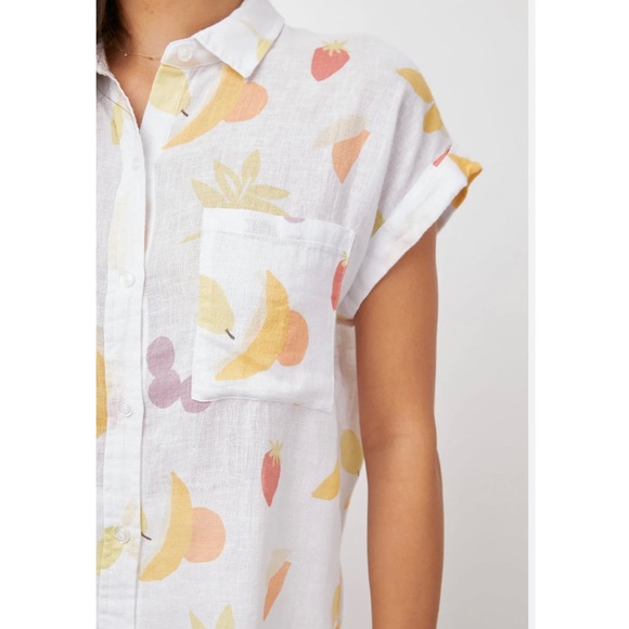 Rails NWT Whitney Fruits Linen Top | Size Small 🍌 - Picture 8 of 16